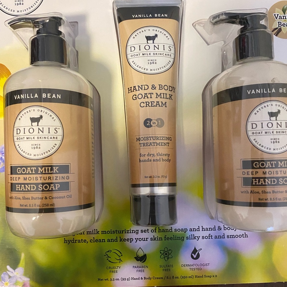 Dionis Goat milk Hand and body set